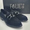 Mocassin daim noir