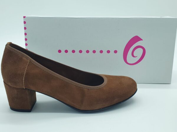 Escarpins daim mocca