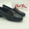 Mocassin cuir noir de ARA