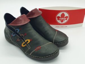 Boots kaki et multi RIEKER femme