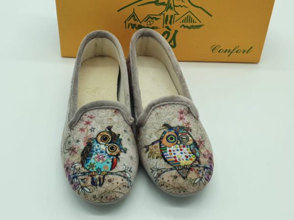 Slipper chouette MAISON DE L'ESPADRILLE femme
