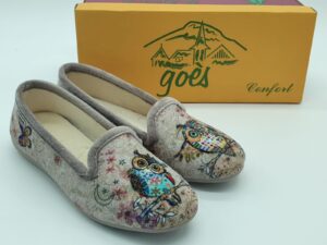 Slipper chouette MAISON DE L'ESPADRILLE femme