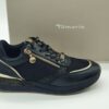 Sneakers noir/or TAMARIS femme