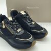 Sneakers noir/or TAMARIS femme