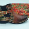 Bottines femme croco brique LAURA VITA