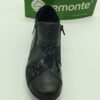 Boots classiques femme double zip noir/multi glitter REMONTE