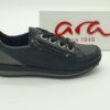 Derbys femme confort grande largeur noir ARA