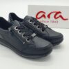 Derbys femme confort grande largeur noir ARA