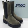 Demi-botte femme nubuck kaki IMAC