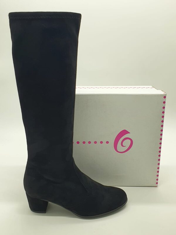 Bottes femme suédine noire O DE FOLIE'S