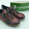 Sneakers femme cuir rouge/ multi REMONTE