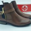 Bottine ville - marron - RIEKER Femme
