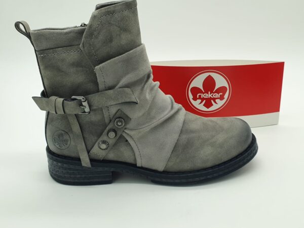 Bottines guêtres- grises- RIEKER Femme