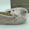 Charentaises pompon rose - doublure pure laine vierge- LA MAISON DE L'ESPADRILLE Femme
