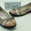 INÉA Femme- Ballerines cuir imprimé multi.