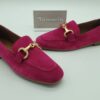 TAMARIS FEMME-Mocassin daim fushia