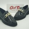 ARA Femme - Mocassin cuir vernis noir
