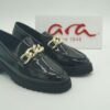 ARA Femme - Mocassin cuir vernis noir