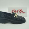 ARA Femme - Mocassin cuir vernis noir