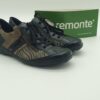 REMONTE Femme- derbys imprimé cuir+ zip