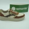REMONTE Femme- sneaker- cuir beigebrun-3