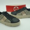 RIEKER Femme-Sneakers imprimé noiror- lacet