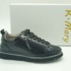 K.MARY - Derby cuir vernis noir - lacets/zip - ultra légère