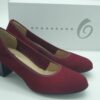 O de chez Folie's- Femme - escarpins suédine rouge-