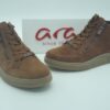 ARA Femme- Boots lacet/zip- daim camel- semelles amovibles