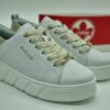 RIEKER Femme- sneakers blanc/doré