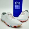 TBS-Femme Marinières cuir blanc/ Semelles amovibles espace confort