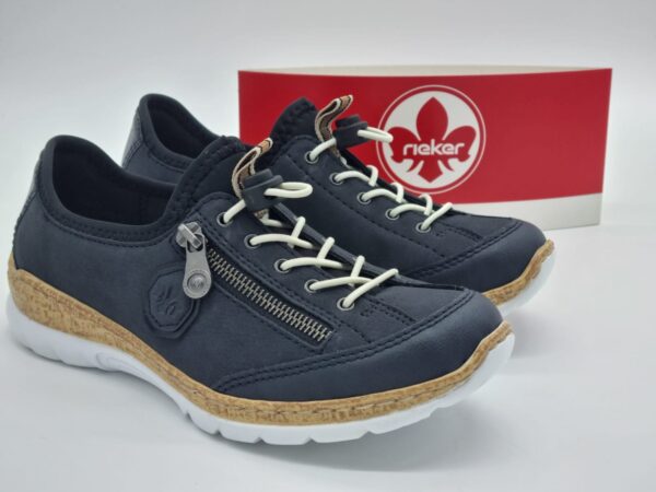 RIEKER Femme-derbys marines | Espace confort