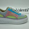 VALENTINA Sneakers femme textile multicolore Espace confort
