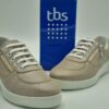 TBS- Sneakers femme cuir champagne Espace confort