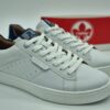 RIEKER Homme- Sneakers cuir blanc Espace confort