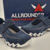 ALLROUNDER Femme- Ballerines sport- cuirtextile marine- Semelles amovibles