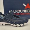 ALLROUNDER Femme- Ballerines sport- cuirtextile marine- Semelles amovibles