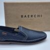 BAERCHI Hommes- mocassin cuir marine- Semelles amovibles