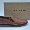 BAERCHI Hommes- mocassin cuir marron- Semelles amovibles