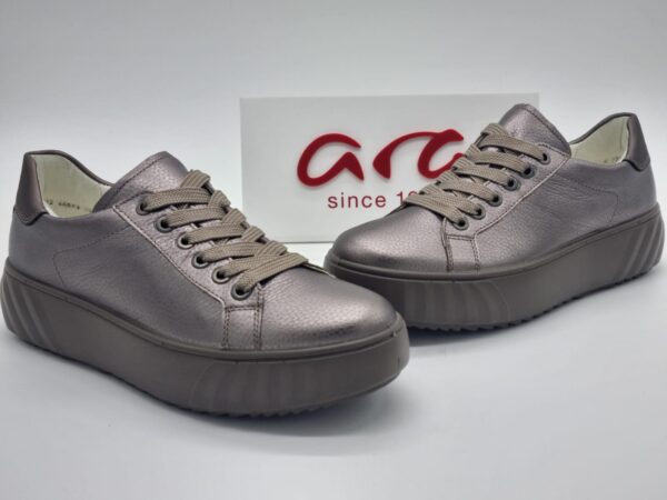 ARA Femme Sneakers cuir mordoré Semelles amovibles
