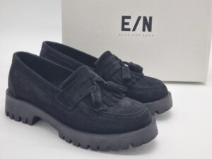 ELUE PAR NOUS Femme mocassins bleu