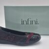 INFINI femme ballerine noir