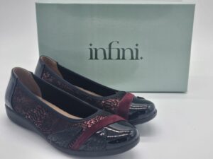 INFINI femme ballerine noir
