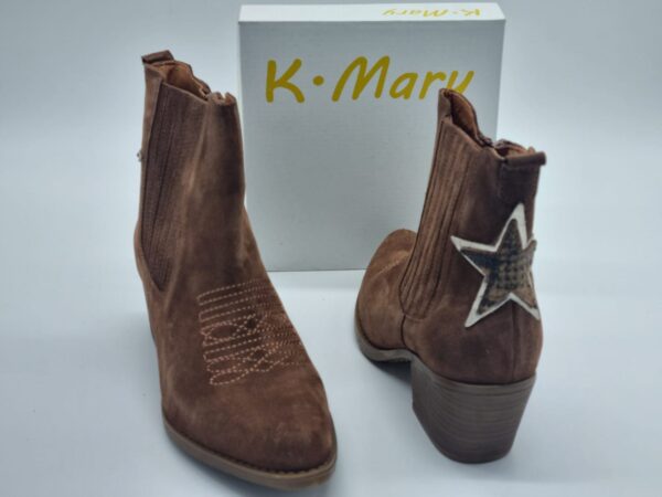 K-MARY Femme bottine camel