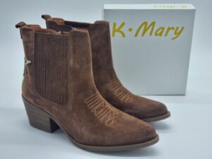 K-MARY Femme bottine camel