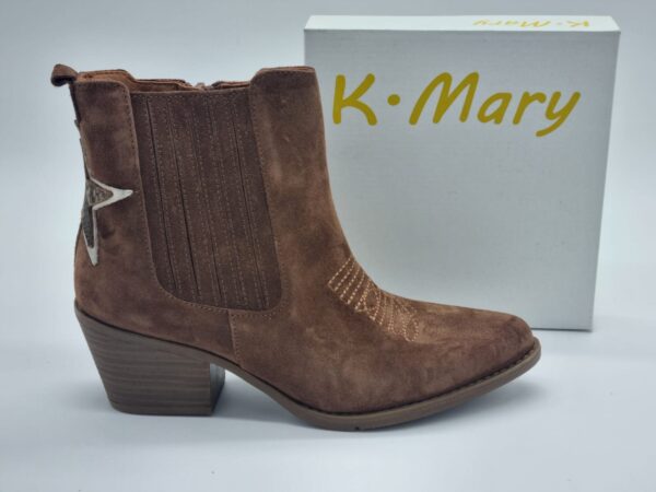 K-MARY Femme bottine camel