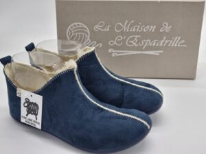 Pantoufles la maison de l'espadrille-bleu marine