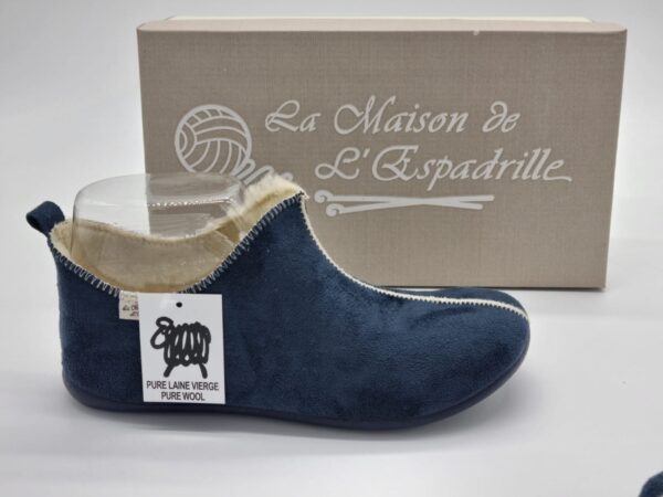 Pantoufles la maison de l'espadrille-bleu marine