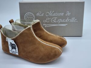 Pantoufles la maison de l'espadrille-marron-2