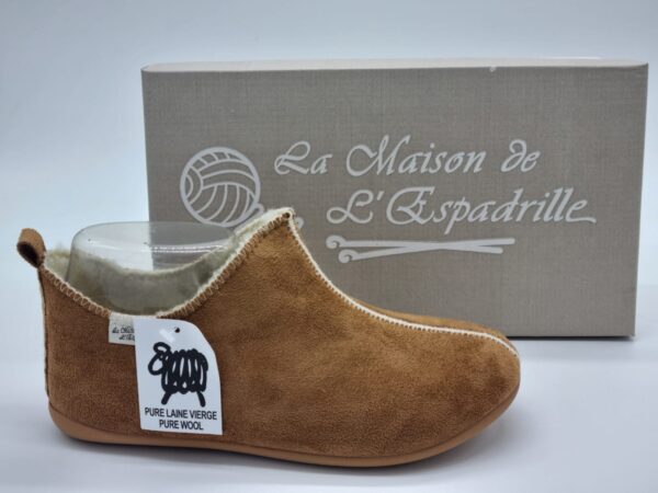 Pantoufles la maison de l'espadrille-marron-2